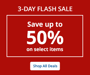 3-Day Flash Sale â Save up to 50% on select items