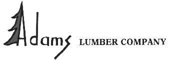 Adams Lumber Company logo