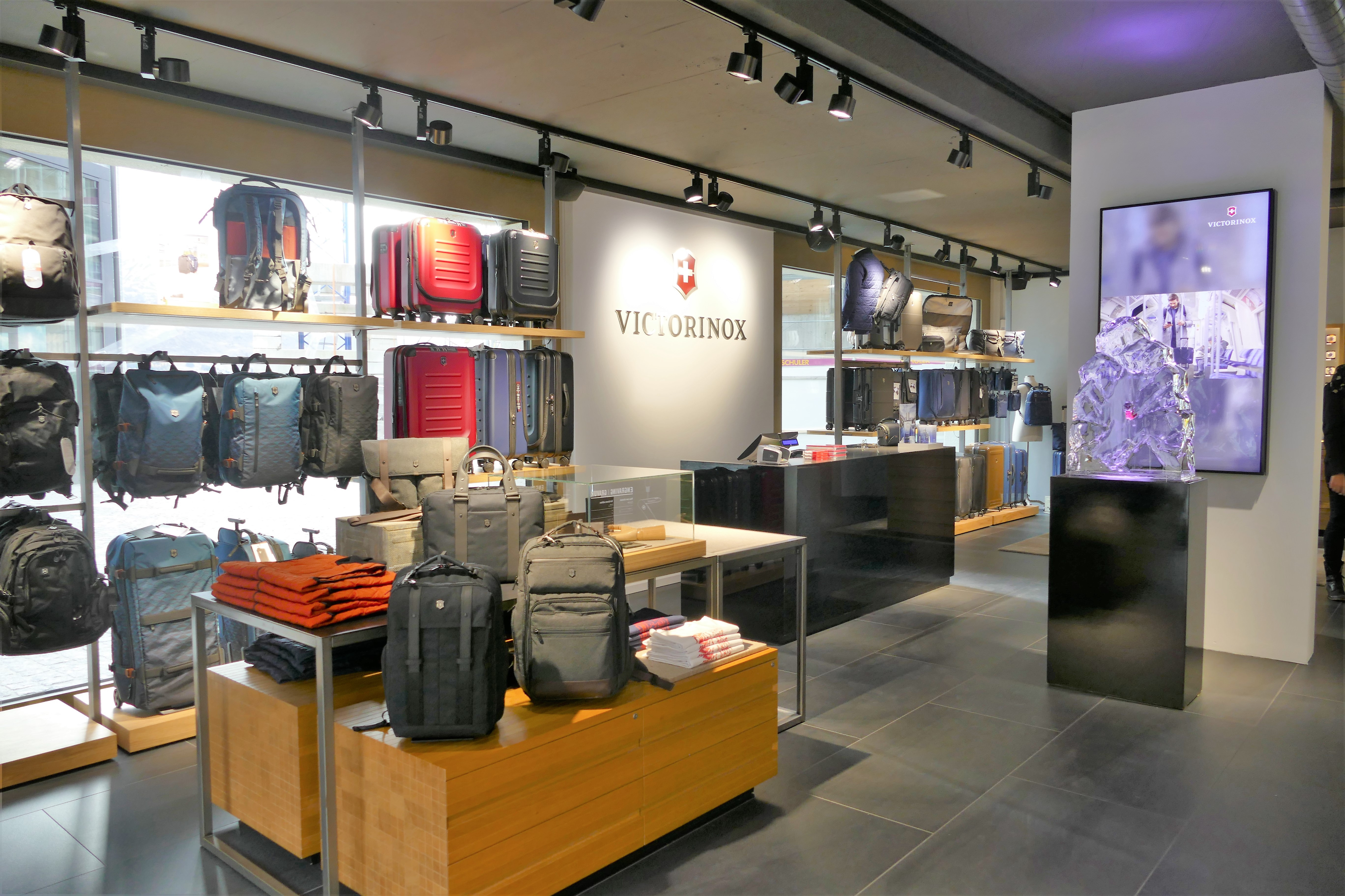 Store interior of Victorinox Store Andermatt, Andermatt