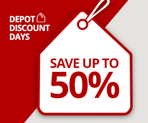 Depot Discount Days: Save Up To 50% - Shop Now