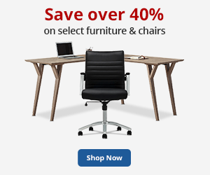 Save over 40% on select furniture & chairs