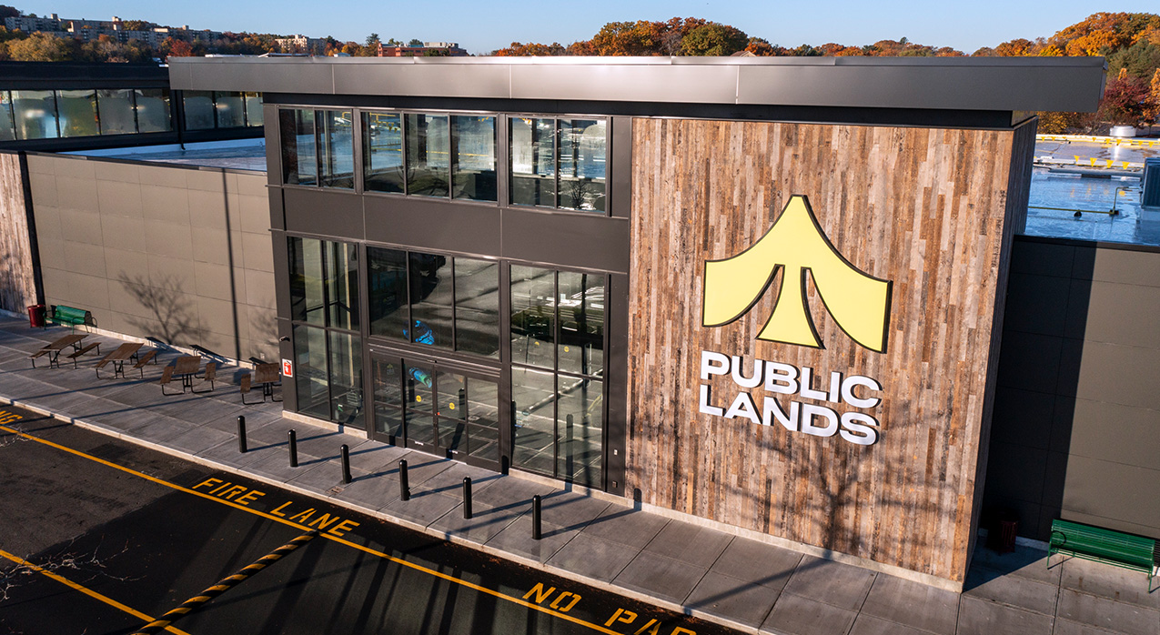 Storefront of Publiclands store in Framingham, MA